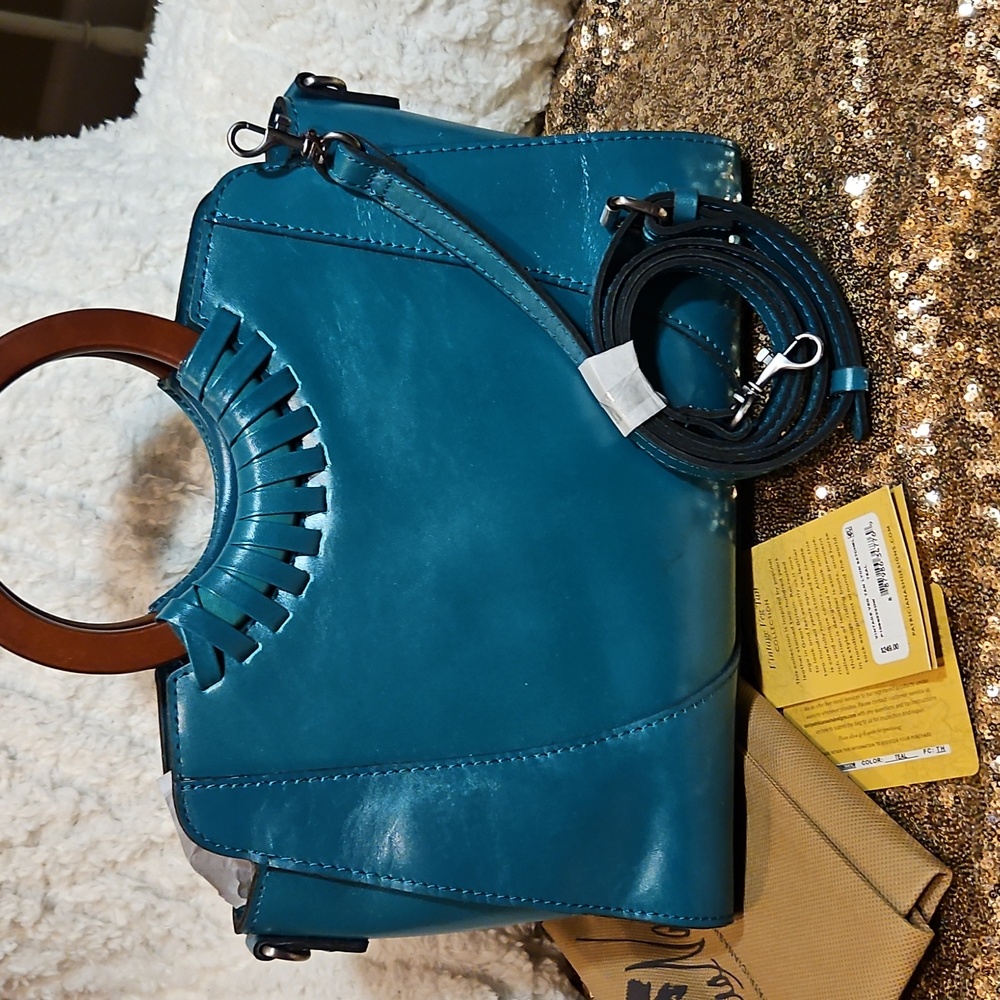 Patricia Nash Vintage Veg Tan Lyon Satchel